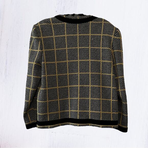 80s Vintage Castleberry London New York tweed blazer coat - Picture 3 of 10